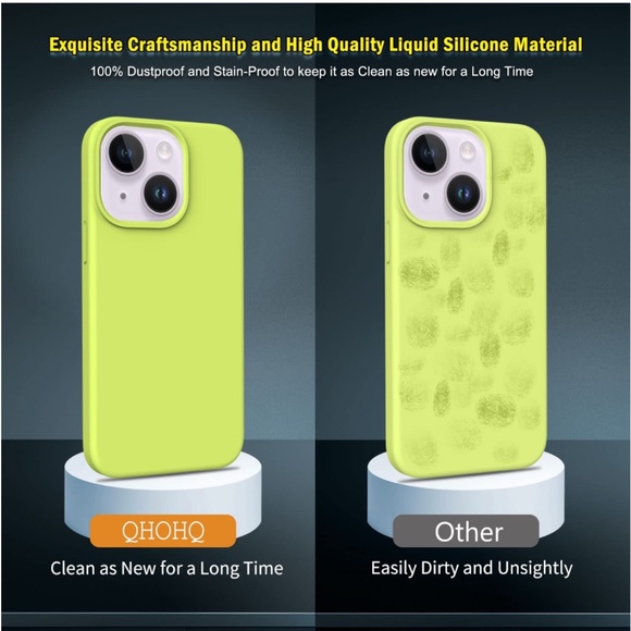 [5 in 1] iPhone 14 Plus Case with 2X Screen Protector + 2X Camera Protector - Picture 4 of 7